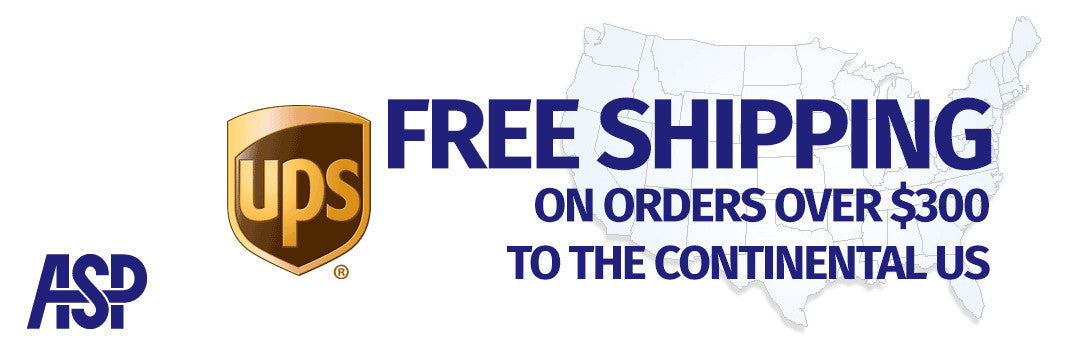 Free Shipping on orders over $300